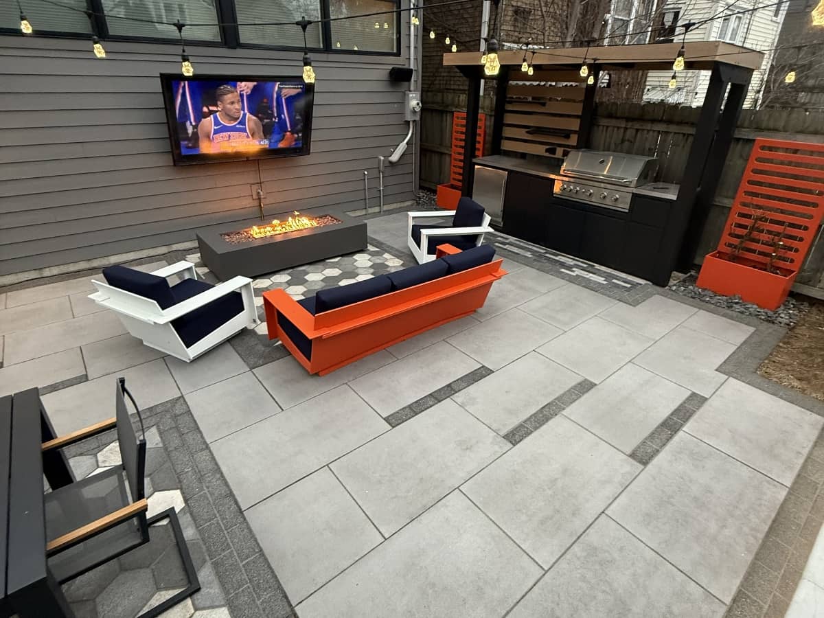 from 3d design to real life patio