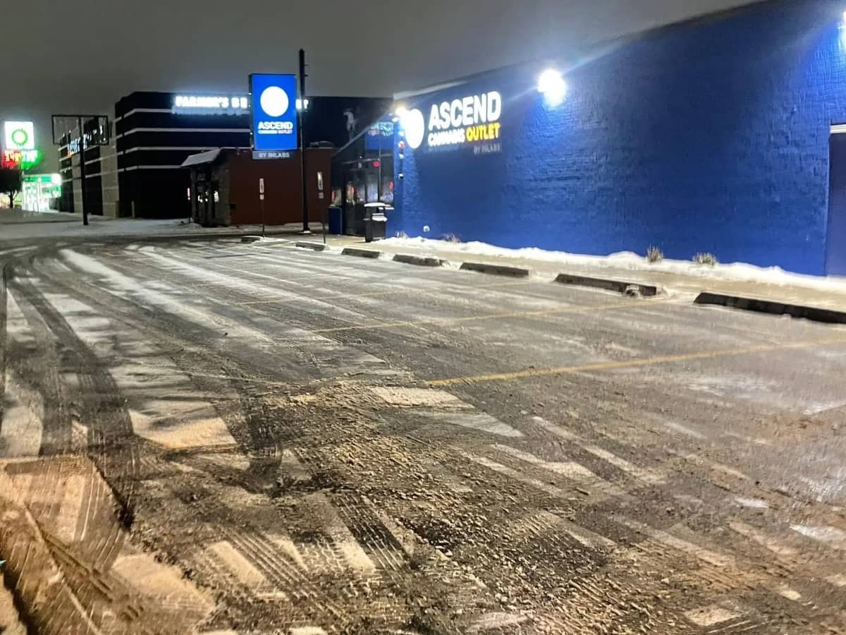 snow removal finished for Ascend in Chicago